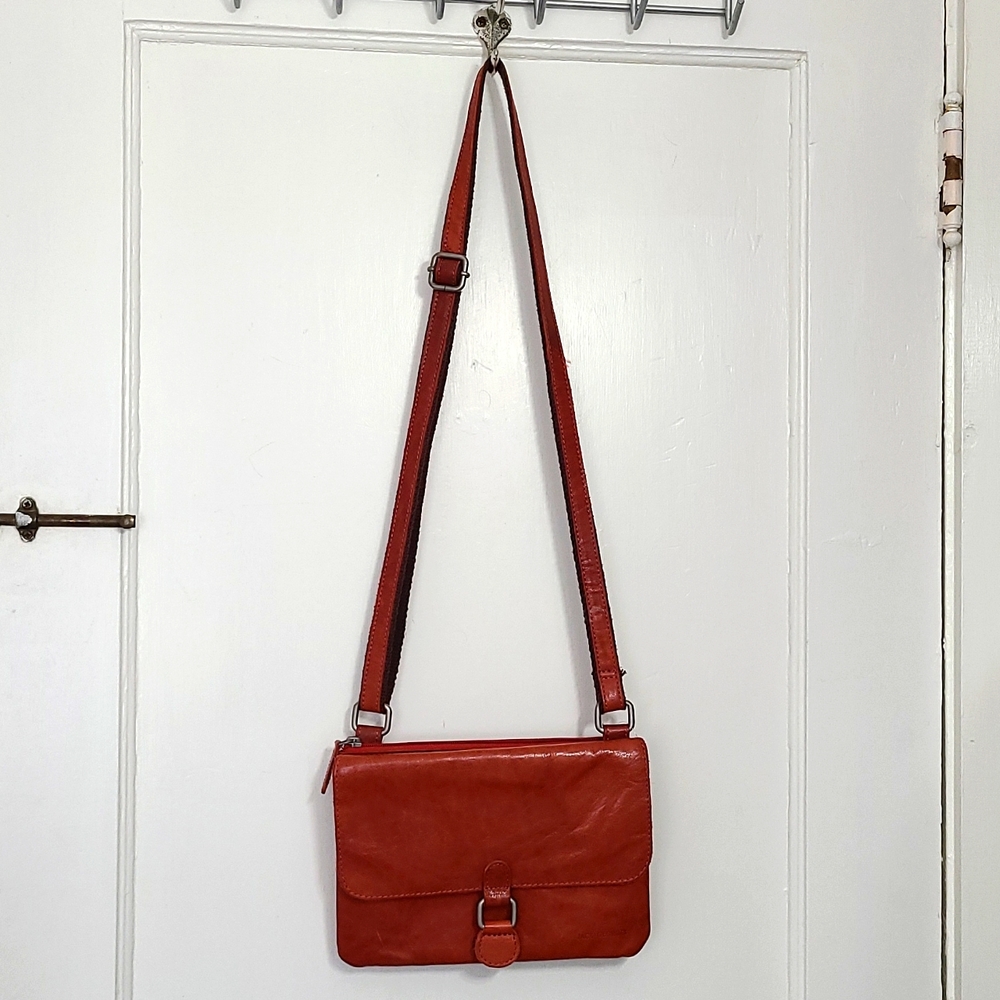 Jack Georges crossbody red purse
